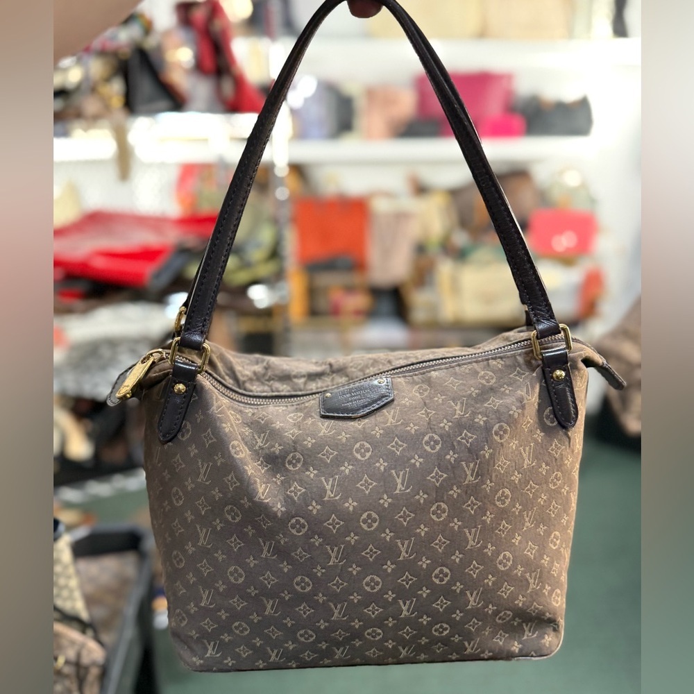 LV Brown Denim Bag